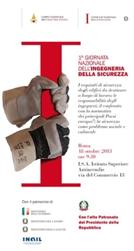 1° Giornata Nazionale Dell'ingegneria Della Sicurezza